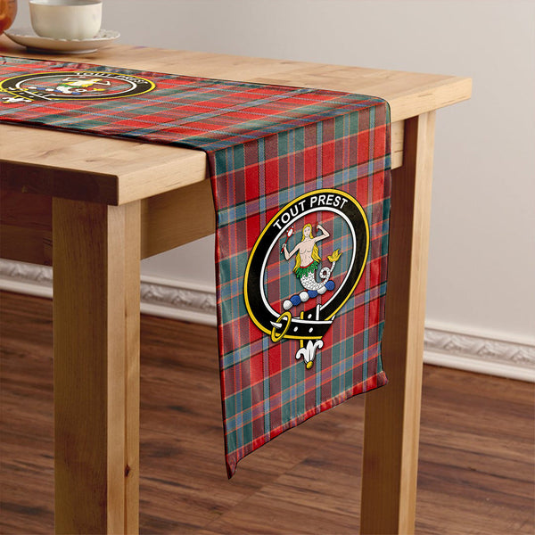 Murray of Abercairney Weathered Clan Badge Tartan Table Runner