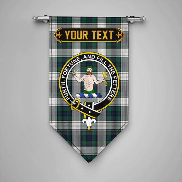 Murray of Atholl Dress (Murray Dress) Modern Clan Badge Tartan Gonfalon Personalize