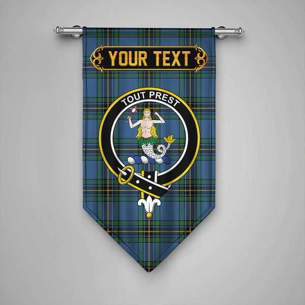 Murray of Elibank Ancient Clan Badge Tartan Gonfalon Personalize