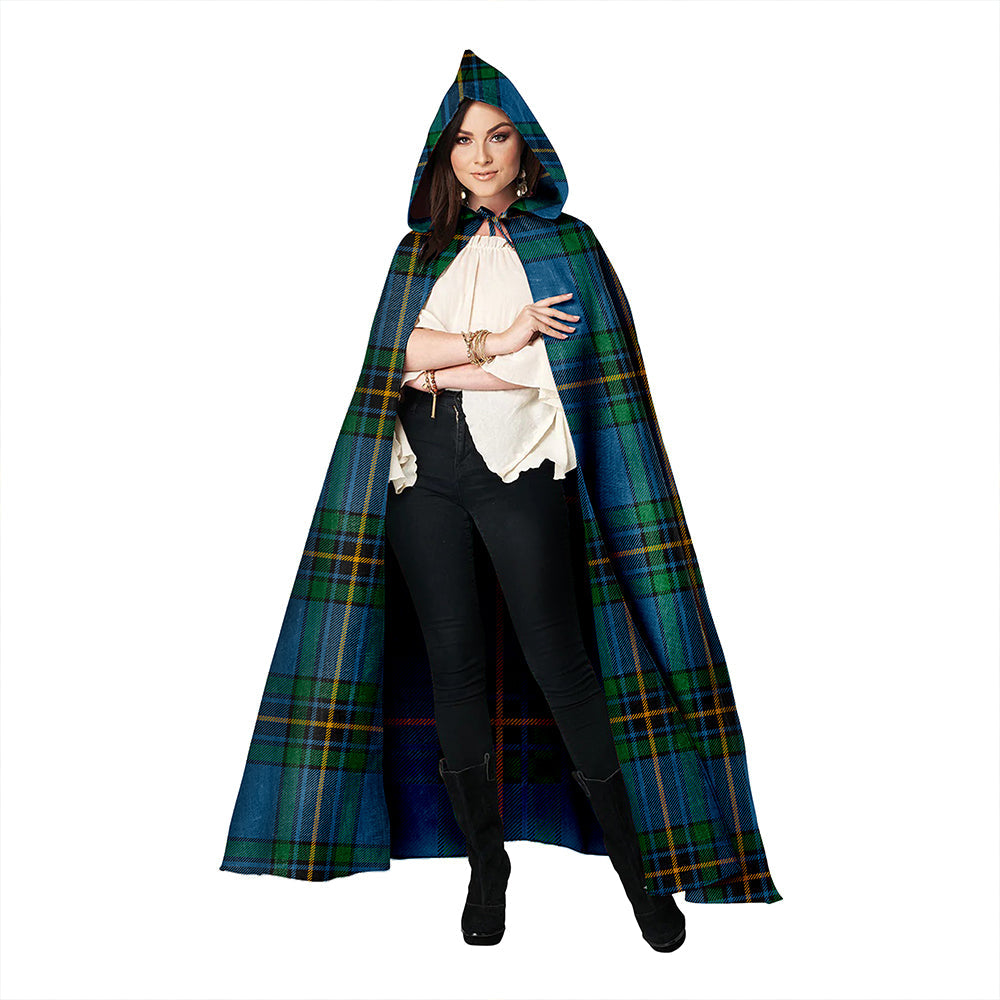 Murray of Elibank Ancient Clan Badge Tartan Hooded Cloak