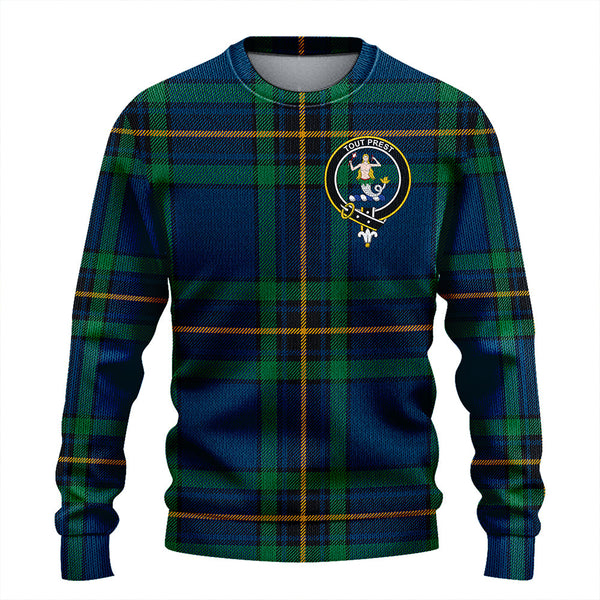 Murray of Elibank Modern Clan Badge Tartan Knitted Sweater