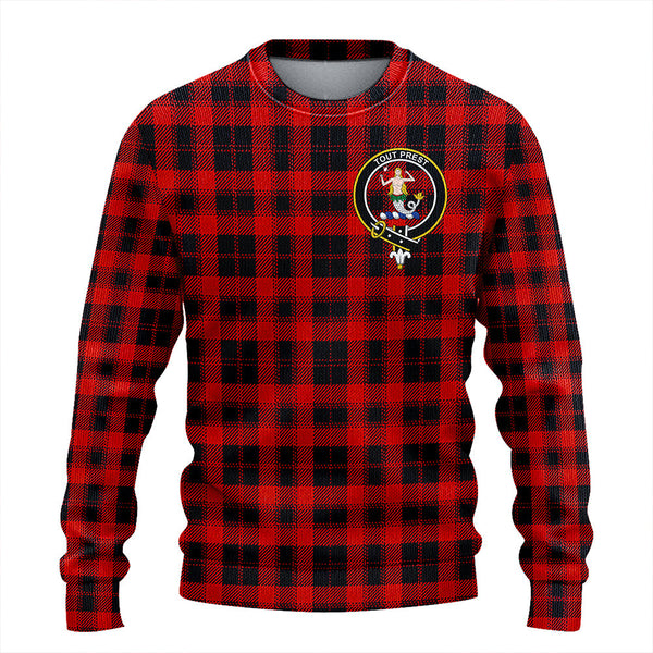 Murray of Ochtertyre Ancient Clan Badge Tartan Knitted Sweater