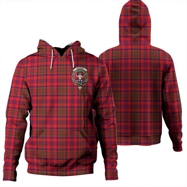 Murray of Tulloch Modern Tartan Classic Crest Hoodie