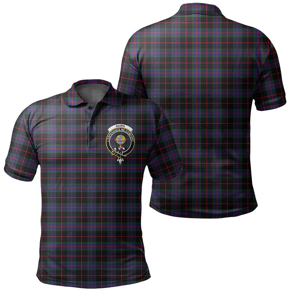 Nairn Tartan Classic Crest Polo Shirt