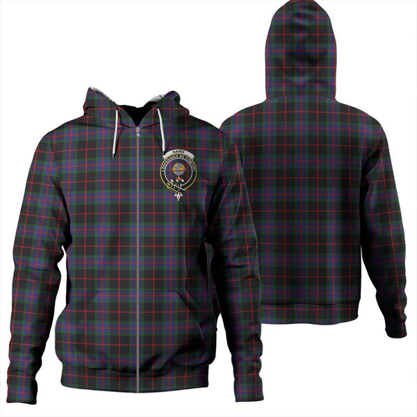 Nairn Tartan Classic Crest Zipper Hoodie