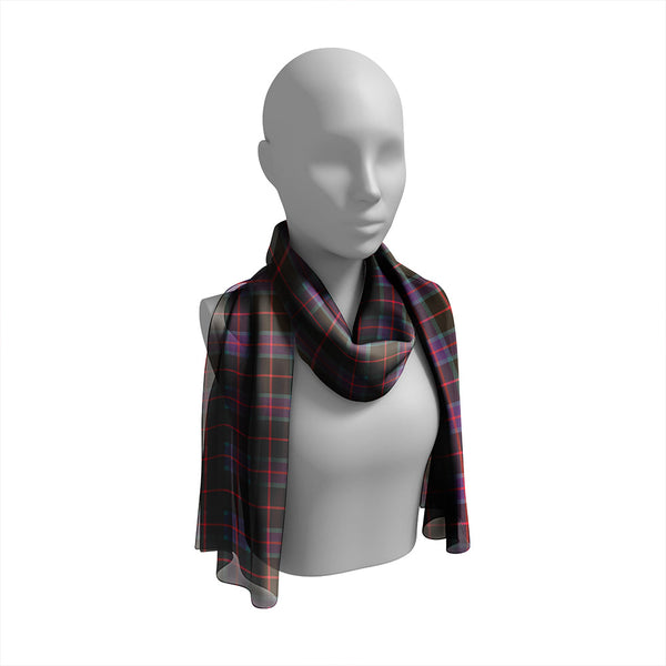 Nairn Weathered Tartan Classic Silk Habotai Long Scarf