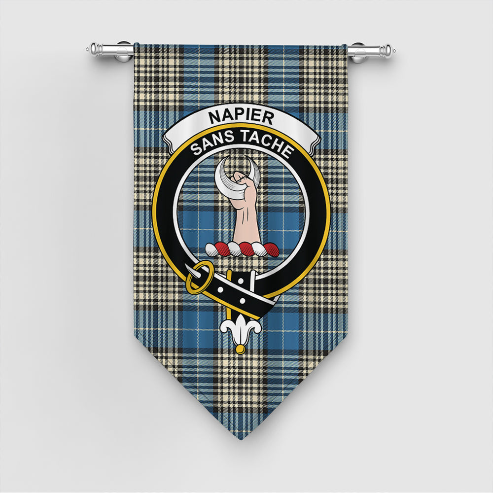 Napier Ancient Tartan Classic Crest Gonfalon