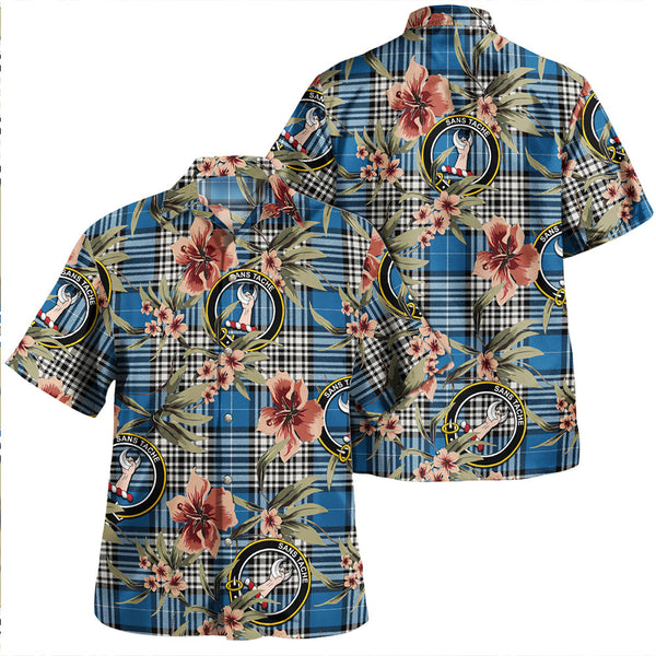 Napier Ancient Clan Badge Tartan Aloha Hawaiian Shirt Tropical Old Style