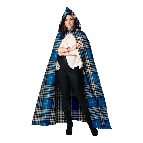 Napier Ancient Clan Badge Tartan Hooded Cloak