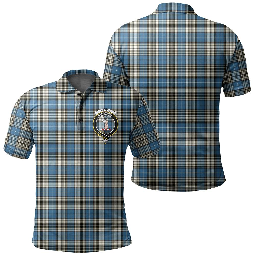 Napier Ancient Tartan Classic Crest Polo Shirt