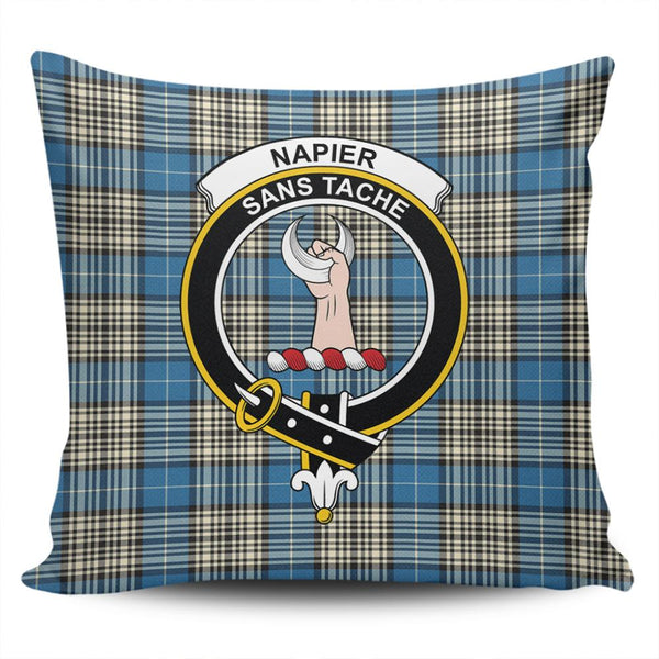 Napier Ancient Tartan Classic Crest Pillow Cover