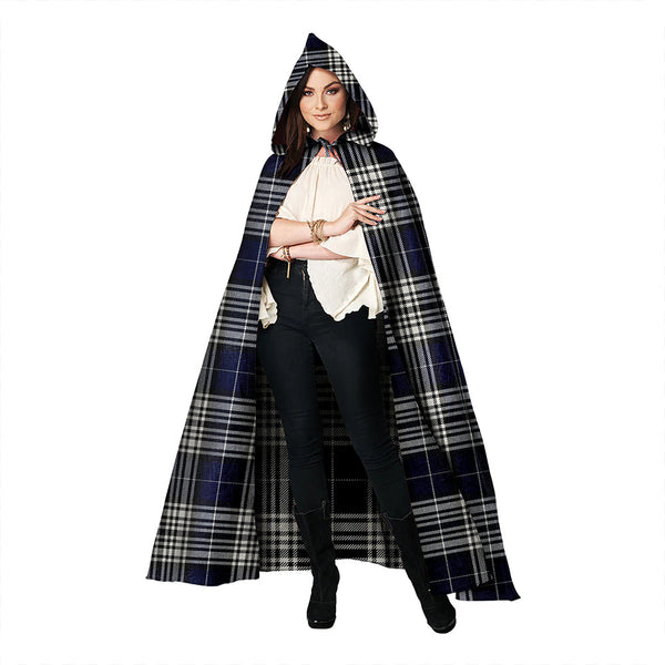 Napier Modern Clan Badge Tartan Hooded Cloak