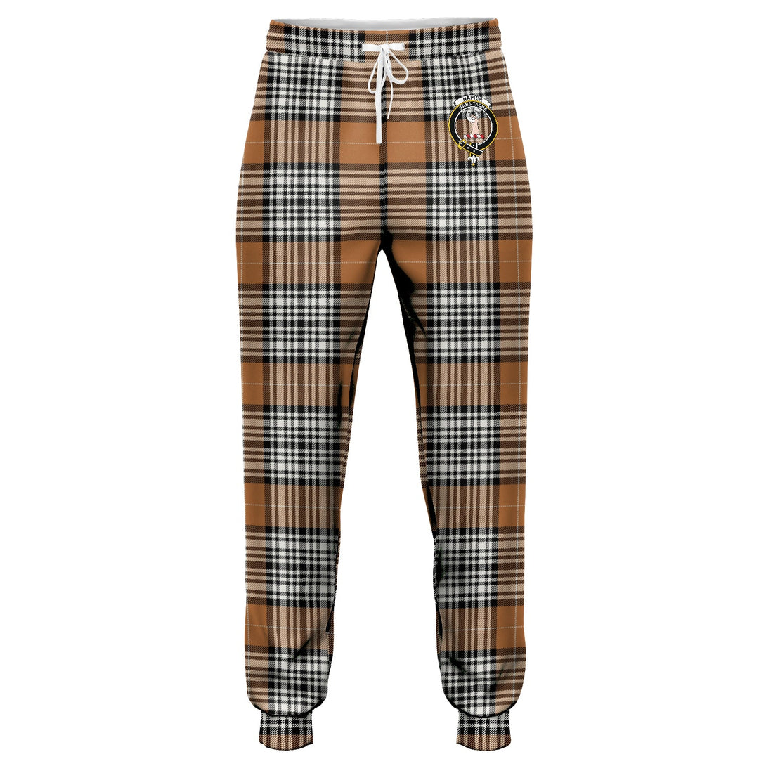 Napier Rose Modern Clan Badge Tartan Jogger Pants