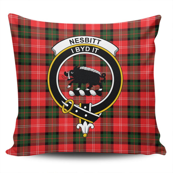 Nesbitt Modern Tartan Classic Crest Pillow Cover