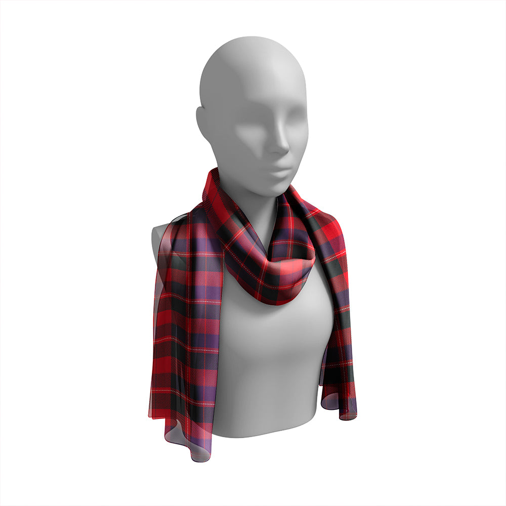 Nethybridge Weathered Tartan Classic Silk Habotai Long Scarf