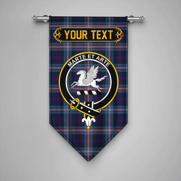 Nevoy Clan Badge Tartan Gonfalon Personalize