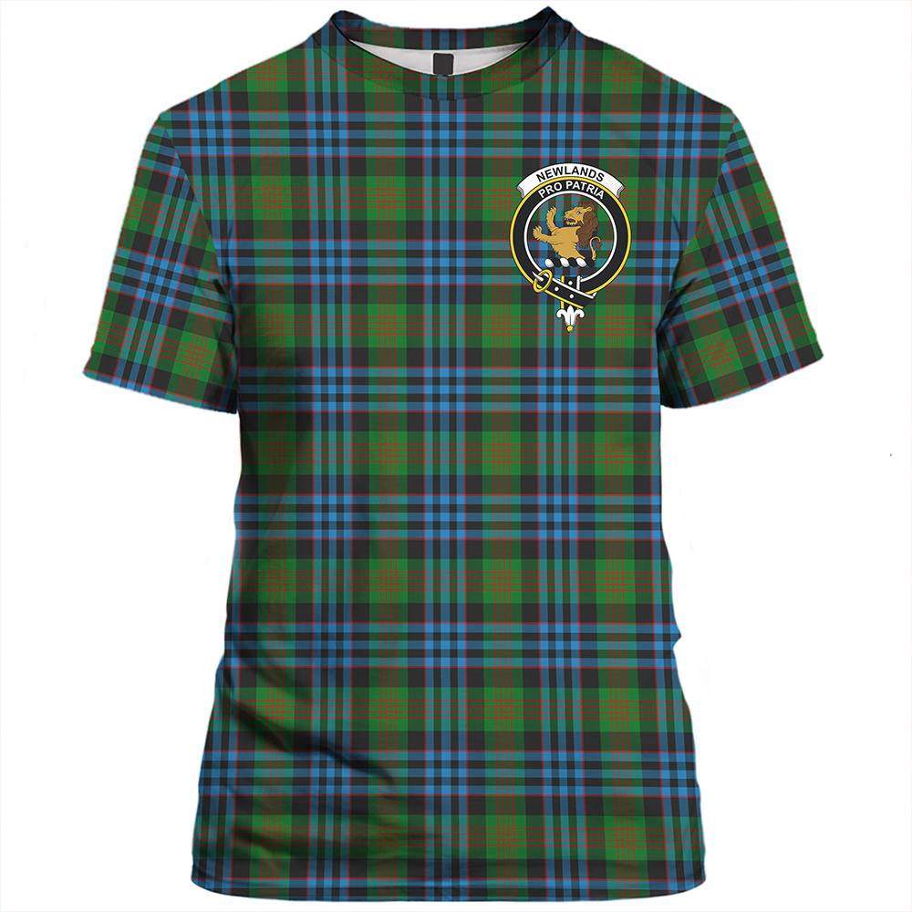 Newlands of Lauriston Tartan Classic Crest T-Shirt