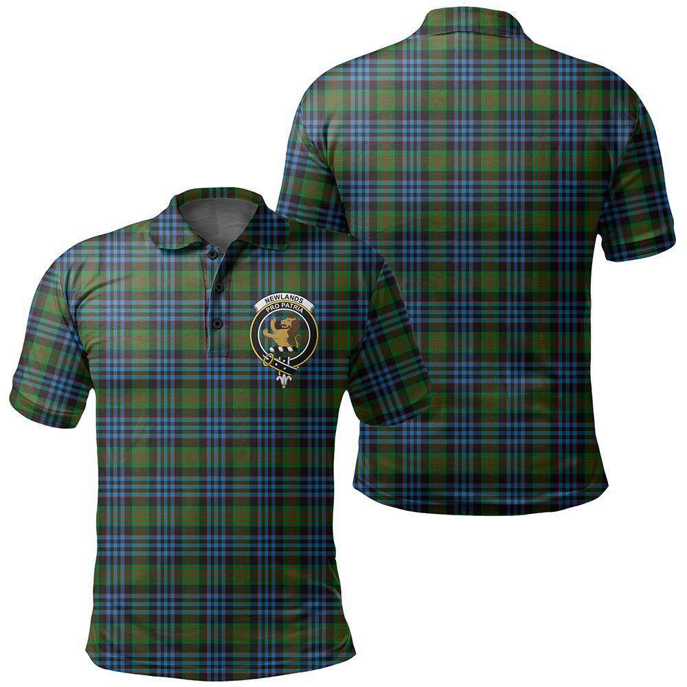 Newlands of Lauriston Tartan Classic Crest Polo Shirt