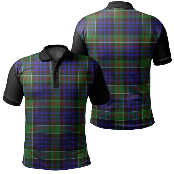 Newman Tartan Classic Polo Shirt Black Neck 1 Style