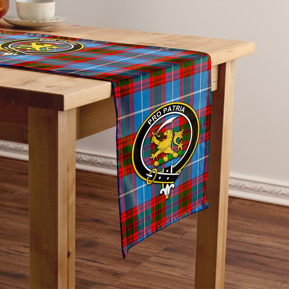 Newton Clan Badge Tartan Table Runner