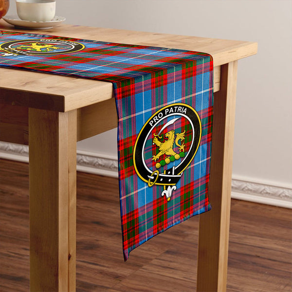 Newton Clan Badge Tartan Table Runner