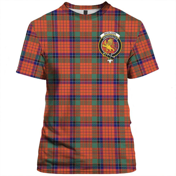 Nicolson Ancient Tartan Classic Crest T-Shirt