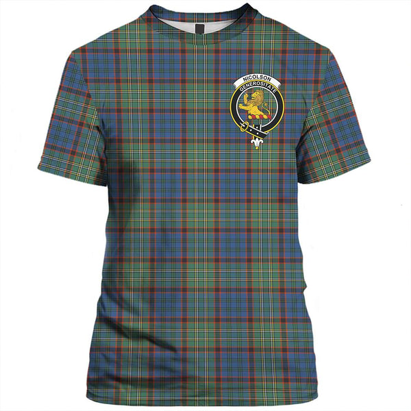 Nicolson Hunting Ancient Tartan Classic Crest T-Shirt