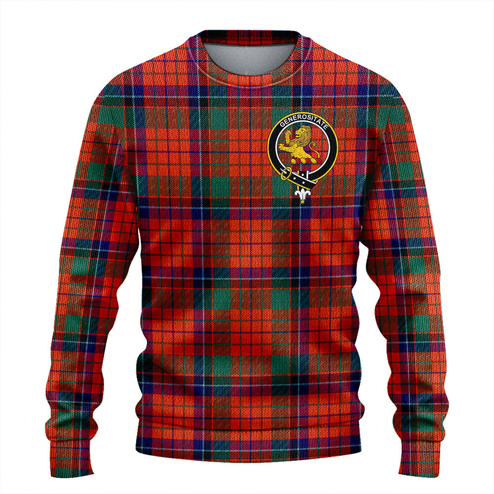 Nicolson Ancient Clan Badge Tartan Knitted Sweater