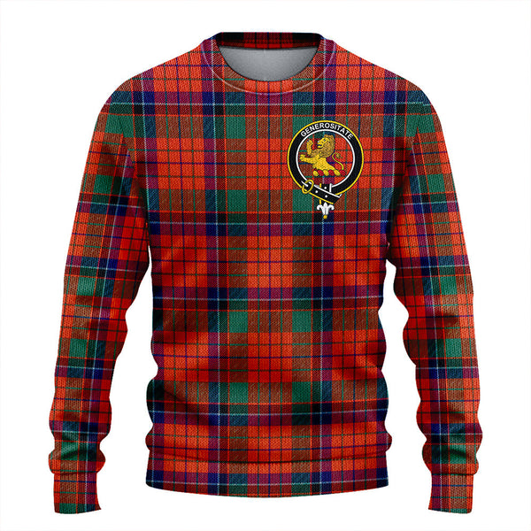 Nicolson Ancient Clan Badge Tartan Knitted Sweater