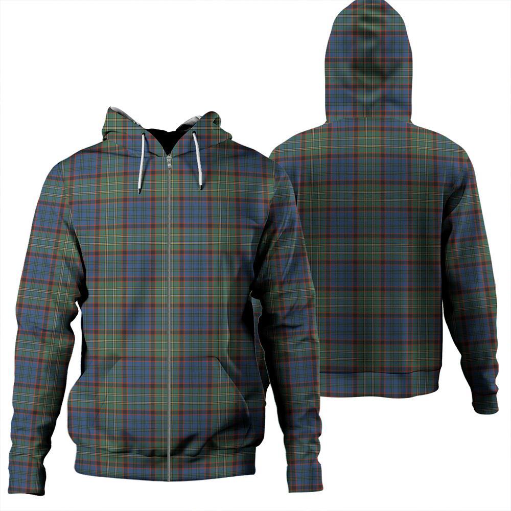 Nicolson Hunting Ancient Tartan Classic Zipper Hoodie