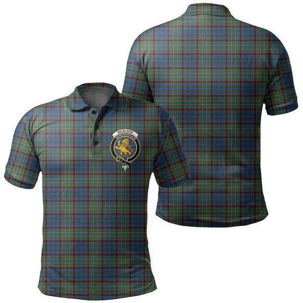 Nicolson Hunting Ancient Tartan Classic Crest Polo Shirt