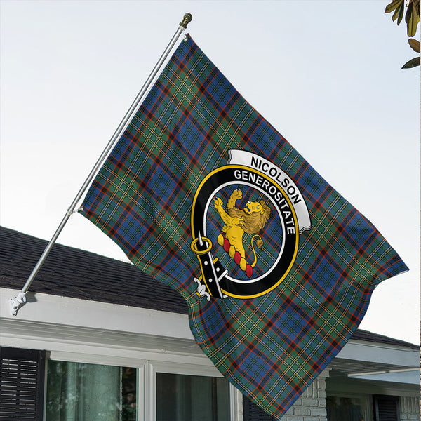 Nicolson Hunting Ancient Classic Crest House Flag