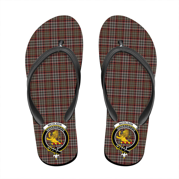 Nicolson Hunting Weathered Classic Crest Flip Flop