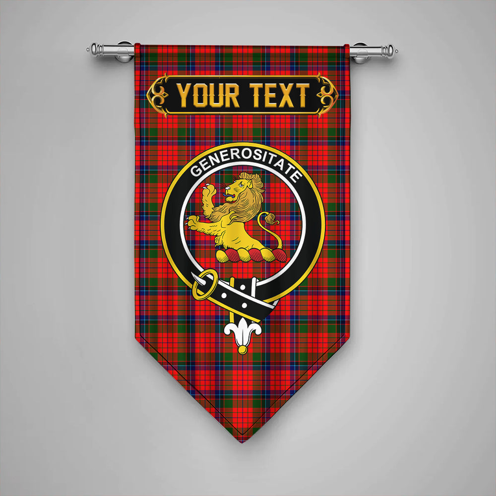 Nicolson Modern Clan Badge Tartan Gonfalon Personalize