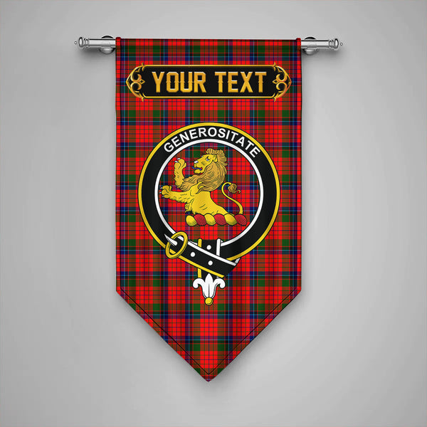 Nicolson Modern Clan Badge Tartan Gonfalon Personalize