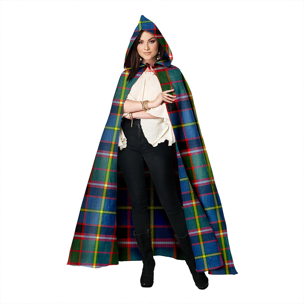 Norvel Clan Badge Tartan Hooded Cloak