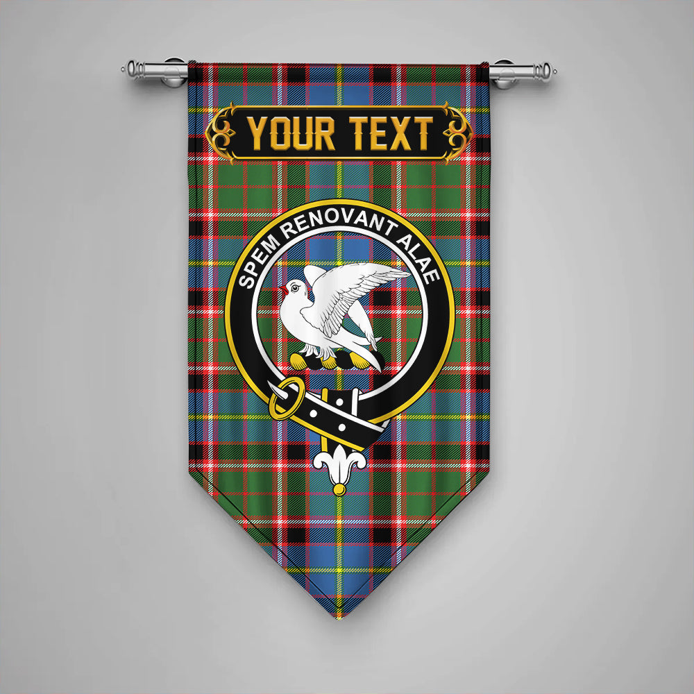 Norvel Clan Badge Tartan Gonfalon Personalize