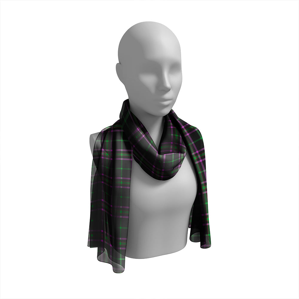 O'Boyle Modern Tartan Classic Silk Habotai Long Scarf