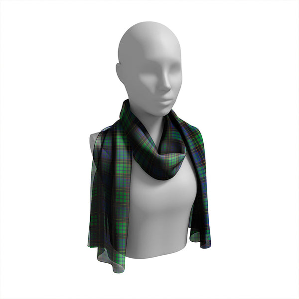 Ochiltree Modern Tartan Classic Silk Habotai Long Scarf