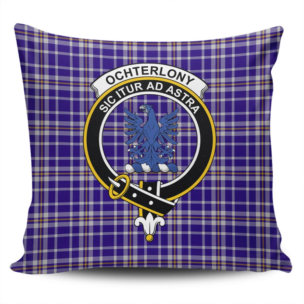 Ochterlony Tartan Classic Crest Pillow Cover