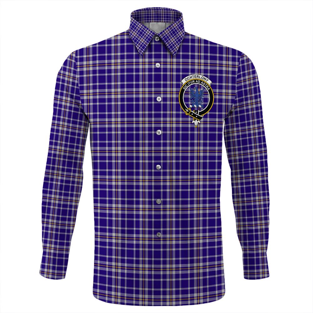 Ochterlony Tartan Classic Crest Long Sleeve Button Shirt