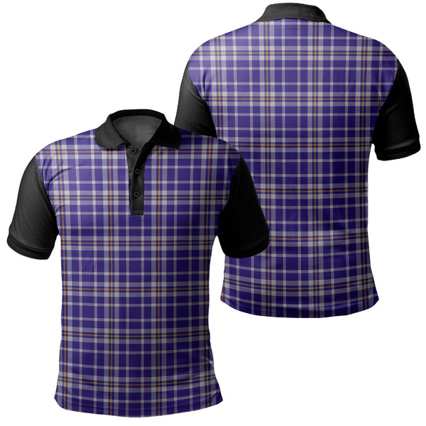 Ochterlony Tartan Classic Polo Shirt Black Neck 1 Style