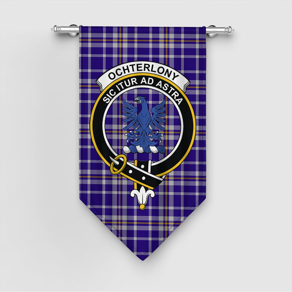 Ochterlony Tartan Classic Crest Gonfalon