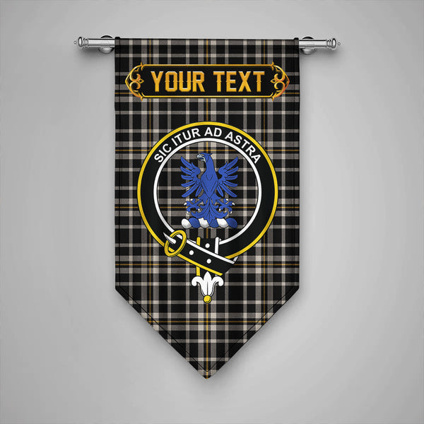 Ochterlony (Auchterlony) Ancient Clan Badge Tartan Gonfalon Personalize