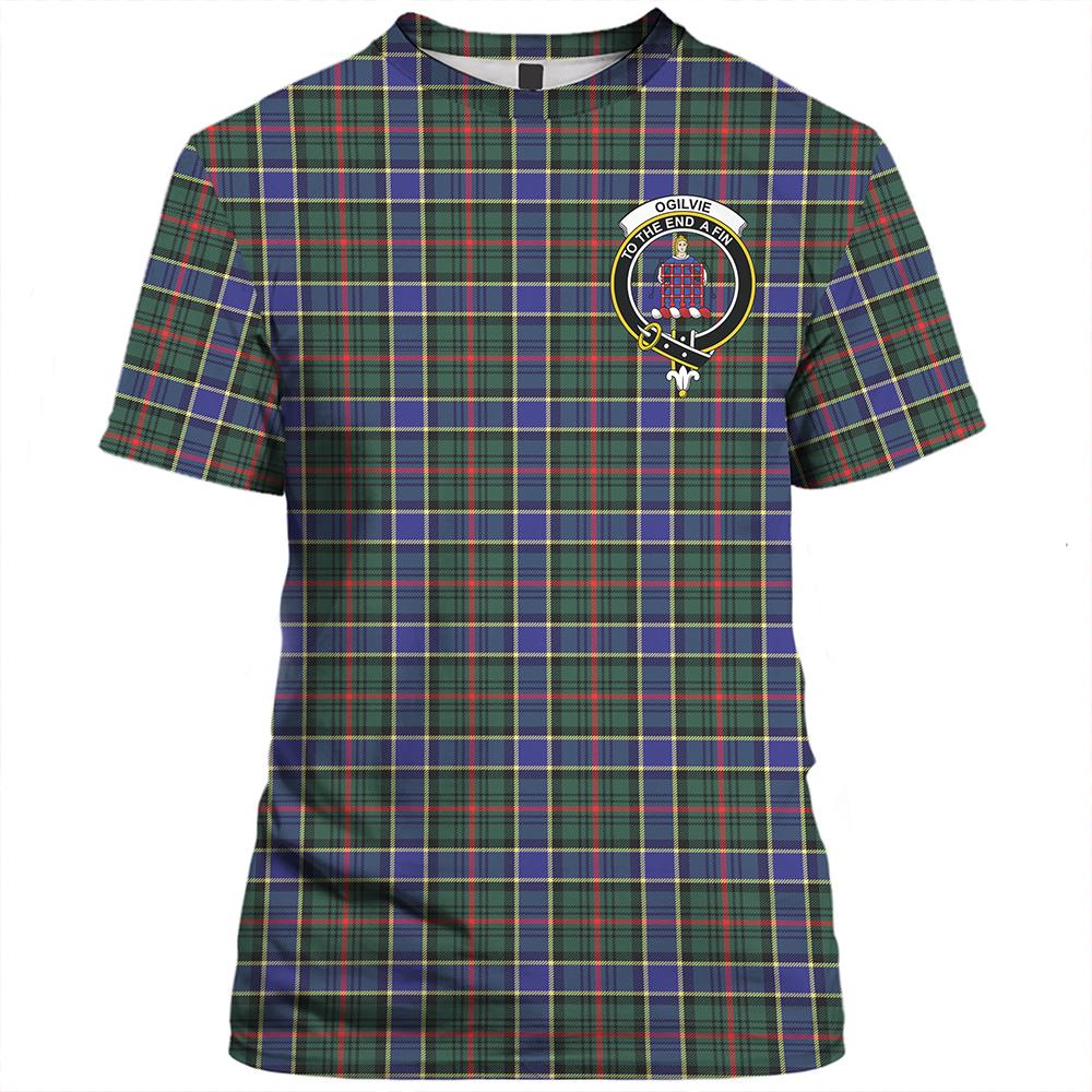 Ogilvie of Airlie Ancient Tartan Classic Crest T-Shirt