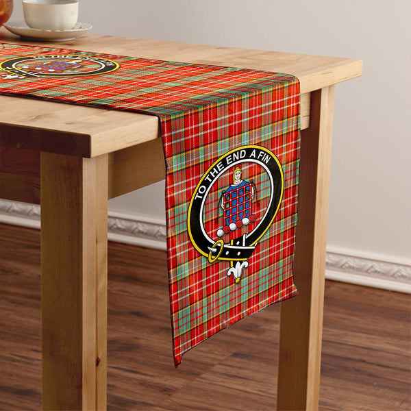 Ogilvie Ancient Clan Badge Tartan Table Runner