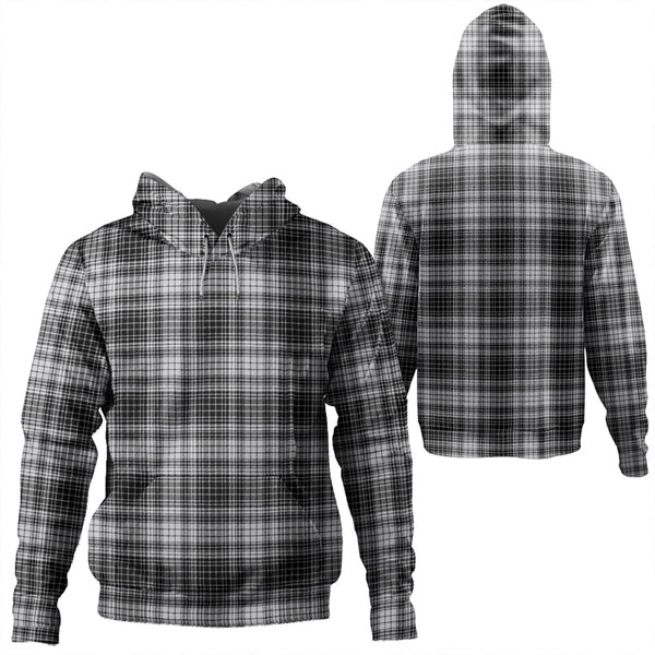 Ogilvie Black & White Tartan Classic Hoodie