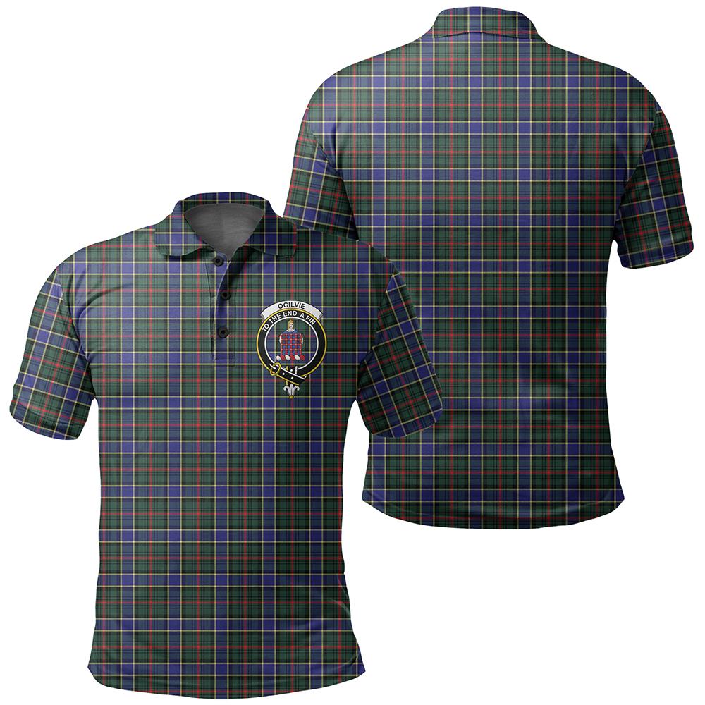 Ogilvie of Airlie Ancient Tartan Classic Crest Polo Shirt