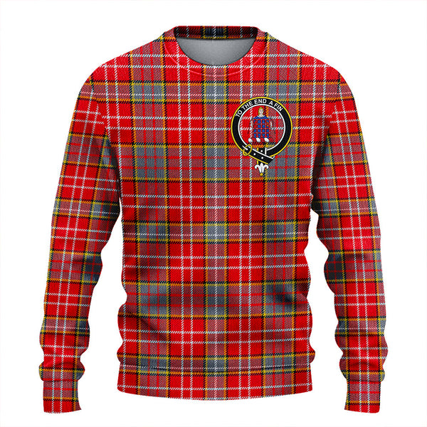 Ogilvie Modern Clan Badge Tartan Knitted Sweater