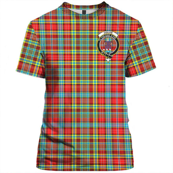 Ogilvie Hunting Ancient Tartan Classic Crest T-Shirt